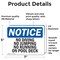 Signmission No Diving No Jumping No Running On Pool Deck, 7 in W x Rectangle, Vinyl Decal OS-2PACK-NS-D-57-L-14482 - alternate 2